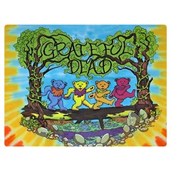 Dancing Bears Grateful Dead Premium Plush Fleece Blanket (extra Small) by Cendanart