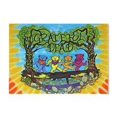 Dancing Bears Grateful Dead Crystal Sticker (a4) by Cendanart