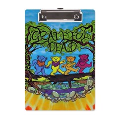 Dancing Bears Grateful Dead A5 Acrylic Clipboard by Cendanart