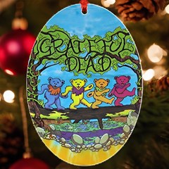 Dancing Bears Grateful Dead Uv Print Acrylic Ornament Oval