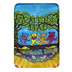 Dancing Bears Grateful Dead Rectangular Glass Fridge Magnet (4 Pack) by Cendanart