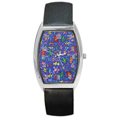 Grateful Dead Bears Pattern Barrel Style Metal Watch by Cendanart