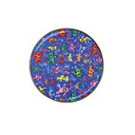 Grateful Dead Bears Pattern Hat Clip Ball Marker Front