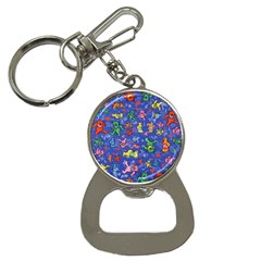 Grateful Dead Bears Pattern Bottle Opener Key Chain by Cendanart