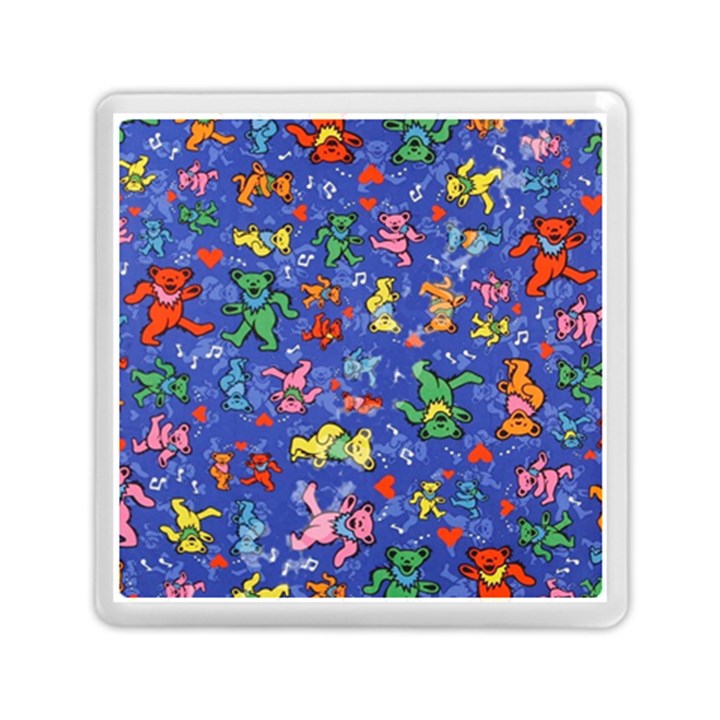 Grateful Dead Bears Pattern Memory Card Reader (Square)