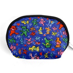 Grateful Dead Bears Pattern Accessory Pouch (medium) by Cendanart