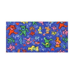 Grateful Dead Bears Pattern Yoga Headband by Cendanart