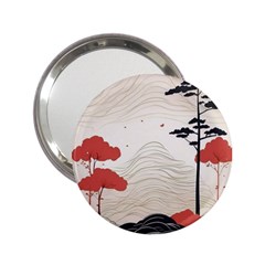 Japanese Nature Spring Garden 2 25  Handbag Mirrors by Ndabl3x