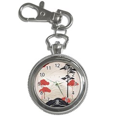 Japanese Nature Spring Garden Key Chain Watches by Ndabl3x