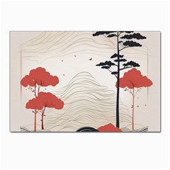 Japanese Nature Spring Garden Postcard 4 x 6  (pkg Of 10) by Ndabl3x