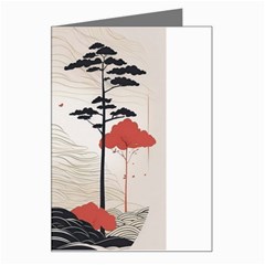 Japanese Nature Spring Garden Greeting Card by Ndabl3x