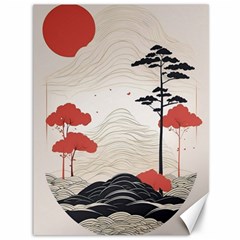 Japanese Nature Spring Garden Canvas 36  X 48  by Ndabl3x