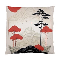 Japanese Nature Spring Garden Standard Cushion Case (two Sides) by Ndabl3x