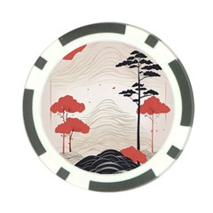 Japanese Nature Spring Garden Poker Chip Card Guard (10 Pack) by Ndabl3x