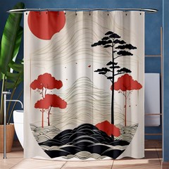 Japanese Nature Spring Garden Shower Curtain 60  X 72  (medium)  by Ndabl3x