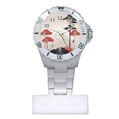 Japanese Nature Spring Garden Plastic Nurses Watch