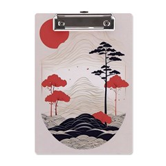 Japanese Nature Spring Garden A5 Acrylic Clipboard by Ndabl3x