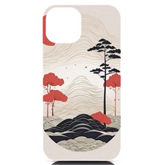 Japanese Nature Spring Garden Iphone 14 Black Uv Print Case by Ndabl3x