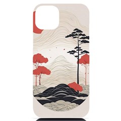 Japanese Nature Spring Garden Iphone 14 Plus Black Uv Print Case by Ndabl3x