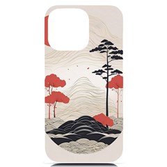 Japanese Nature Spring Garden Iphone 14 Pro Max Black Uv Print Case by Ndabl3x