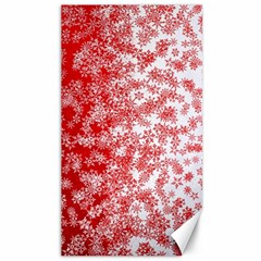 Christmas New Year Snowflake Deer Canvas 40  X 72 