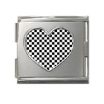 Vablen Mega Link Heart Italian Charm (18mm) Front