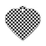 Vablen Dog Tag Heart (One Side) Front