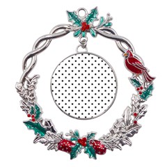 Star Metal X mas Wreath Holly Leaf Ornament by saad11