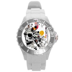 You Wanna Know The Real Me? Round Plastic Sport Watch (l) by essentialimage