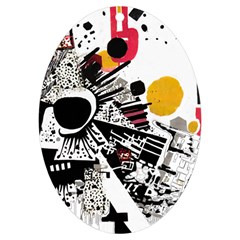 You Wanna Know The Real Me? Uv Print Acrylic Ornament Oval by essentialimage