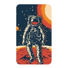 Vintage Retro Space Posters Astronaut Memory Card Reader (rectangular) by Sarkoni