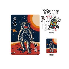 Vintage Retro Space Posters Astronaut Playing Cards 54 Designs (mini)