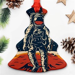 Vintage Retro Space Posters Astronaut Ornament (christmas Tree) 