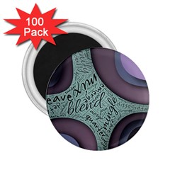 Converge Diverge Mingle Mix Divide 2 25  Magnets (100 Pack)  by Paksenen