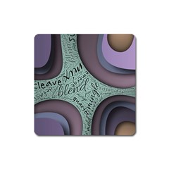 Converge Diverge Mingle Mix Divide Square Magnet by Paksenen