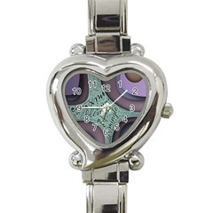 Converge Diverge Mingle Mix Divide Heart Italian Charm Watch by Paksenen