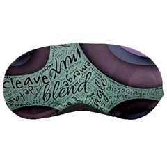 Converge Diverge Mingle Mix Divide Sleep Mask by Paksenen