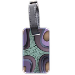 Converge Diverge Mingle Mix Divide Luggage Tag (two Sides) by Paksenen