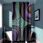 Converge Diverge Mingle Mix Divide Shower Curtain 36  x 72  (Stall)  Curtain(36 X72 )