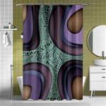 Converge Diverge Mingle Mix Divide Shower Curtain 48  x 72  (Small)  Curtain(48  X 72 )