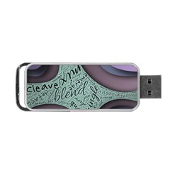 Converge Diverge Mingle Mix Divide Portable Usb Flash (two Sides) by Paksenen