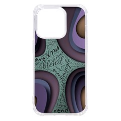 Converge Diverge Mingle Mix Divide Iphone 14 Pro Tpu Uv Print Case by Paksenen