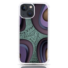 Converge Diverge Mingle Mix Divide Iphone 13 Mini Tpu Uv Print Case by Paksenen