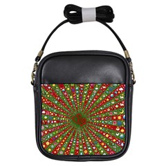 Emoji Hearts Valentine Universe Girls Sling Bag by Paksenen