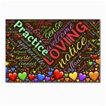 Loving Practice Agape Heart Postcard 4 x 6  (Pkg of 10) Front