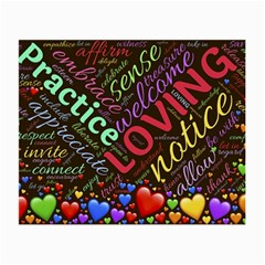 Loving Practice Agape Heart Small Glasses Cloth (2 Sides) by Paksenen