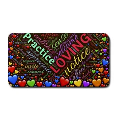 Loving Practice Agape Heart Medium Bar Mat by Paksenen