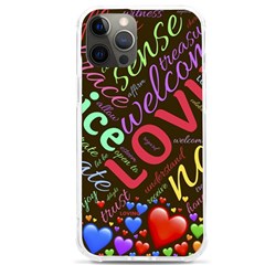 Loving Practice Agape Heart Iphone 12 Pro Max Tpu Uv Print Case by Paksenen