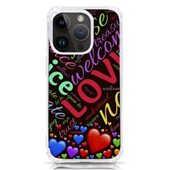 Loving Practice Agape Heart Iphone 14 Pro Tpu Uv Print Case by Paksenen