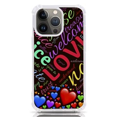 Loving Practice Agape Heart Iphone 13 Pro Tpu Uv Print Case by Paksenen